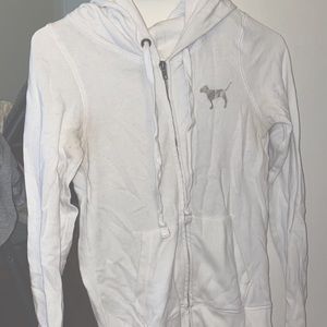 Rainbow Victoria secret zip up jacket